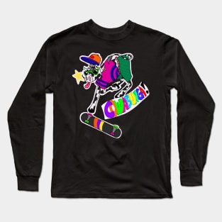 Cow-abunga  skater Long Sleeve T-Shirt